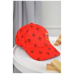 Кепка дитяча для хлопчика червоного кольору 155965L