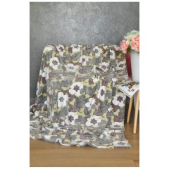 Плед с цветочным принтом размер 200*220 158583L Плед с цветочным принтом размер 200*220 158583L