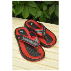 Вьетнамки для мальчика черного цвета с красными вставками 162552L Вьетнамки для мальчика черного цвета с красными вставками 162552L