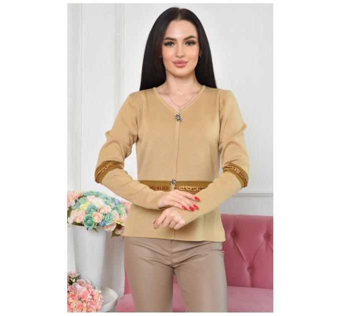 Кофта жіноча бежевого кольору розмір 42-44 164414L