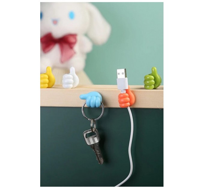 Тримач для проводів та кабелів на робочий стіл 5 шт 167578L