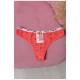 Стрінги жіночі з принтом коралового кольору 169754L