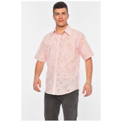 Сорочка чоловіча з різнокольоровим написом 170384L