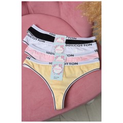 Набір жіночих стринг бавовняних 4 шт 171535L