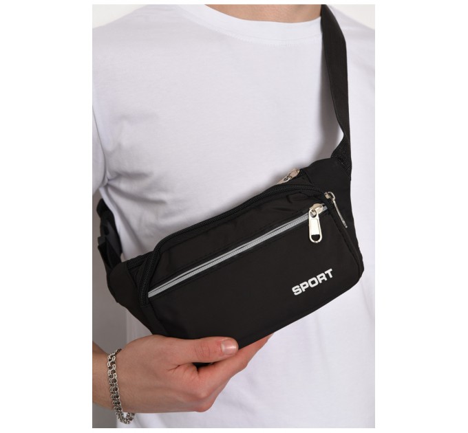 Бананка чоловіча чорного кольору 174305L