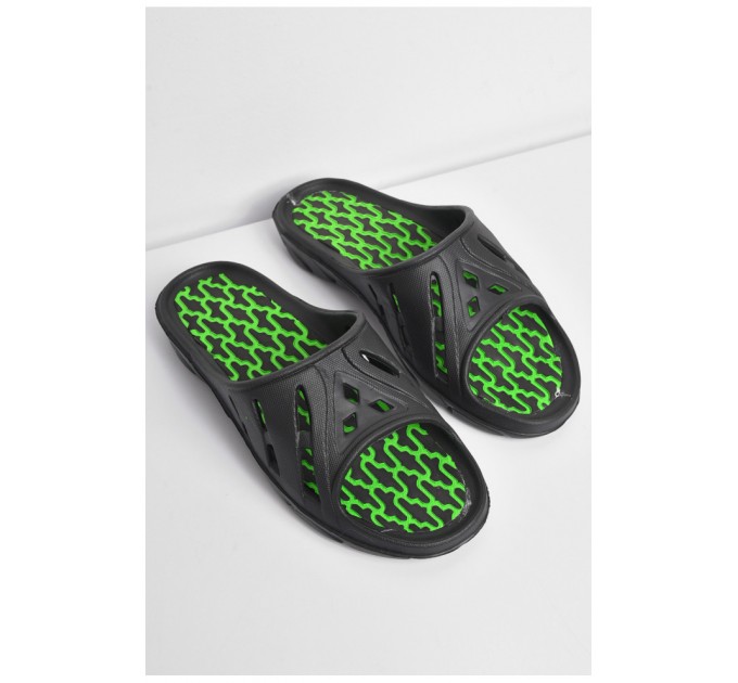 Шлепанцы мужские пена черного цвета 174883L