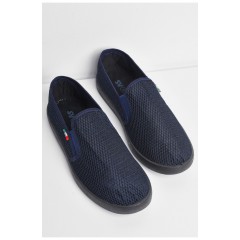 Мокасини чоловічі темно-синього кольору 175079L