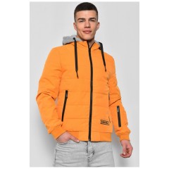 Куртка мужская демисезонная горчичного цвета 175155L Куртка мужская демисезонная горчичного цвета 175155L