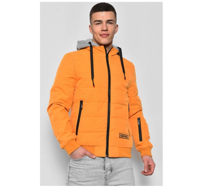 Куртка чоловiча демicезонна гірчичного кольору 175155L