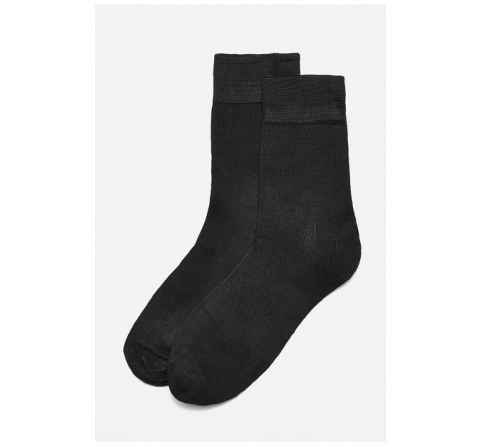 Носки мужские демисезонные медицинские черного цвета 175479L