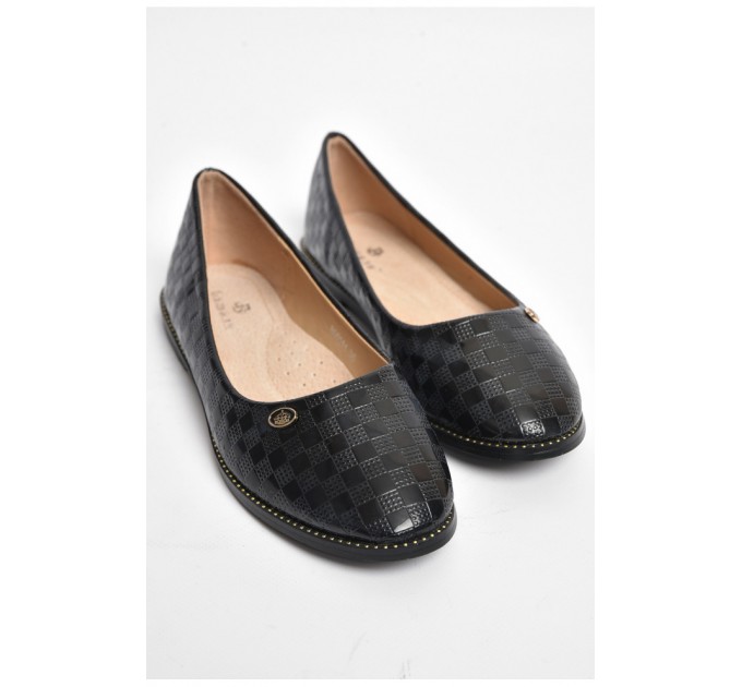 Балетки дитячі для дівчинки чорного кольору 175944L