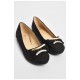Балетки дитячі для дівчинки чорного кольору 176089L