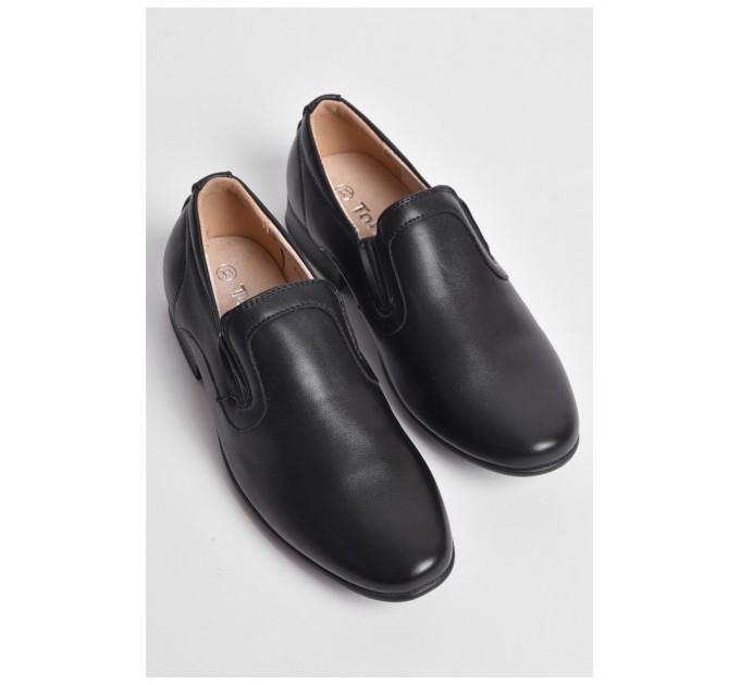 Детские туфли для мальчика черного цвета 176154L