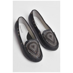Балетки дитячі для дівчинки чорного кольору 176391L