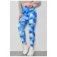 Лосини жіночі синього кольору з принтом 176831L Лосини жіночі синього кольору з принтом 176831L
