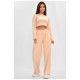 Костюм жіночий бежевого кольору 177321L
