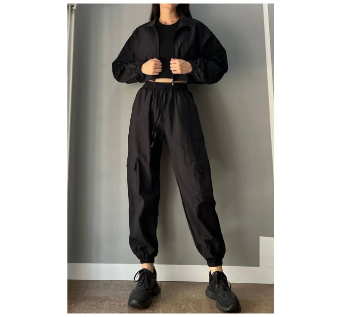 Костюм жіночий чорного кольору 177341L