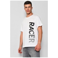 Мужская футболка белого цвета 177515L