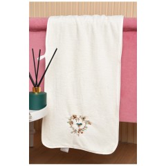 Полотенце кухонное микрофибра молочного цвета 177709L