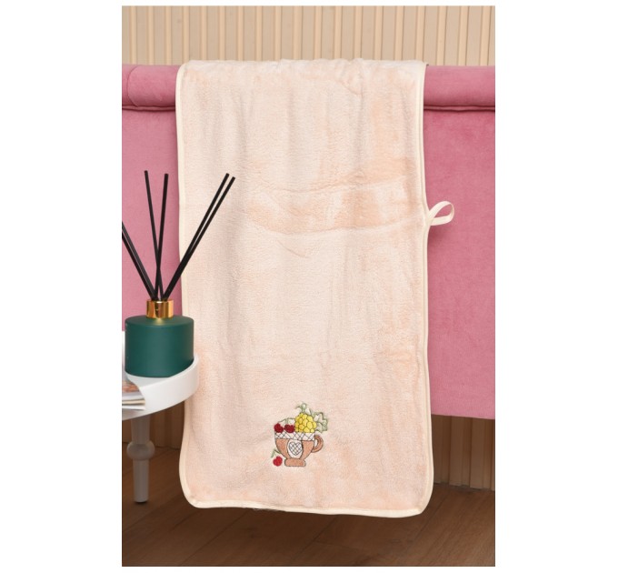 Рушник кухонний мікрофібра світло-бежевого кольору 177718L