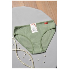 Труси жіночі в рубчик оливкового кольору 178616L