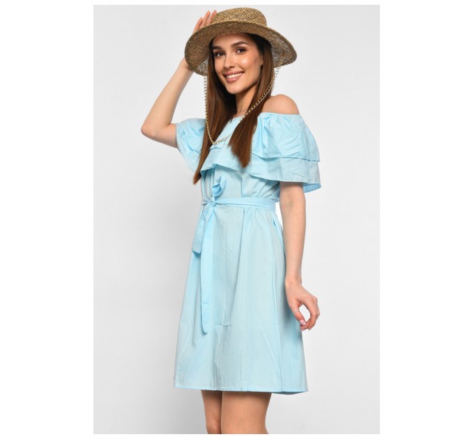 Сарафан жіночий блакитного кольору 178980L