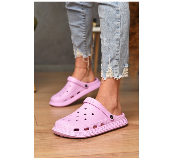 Крокси жіночі бузкового кольору 179226L
