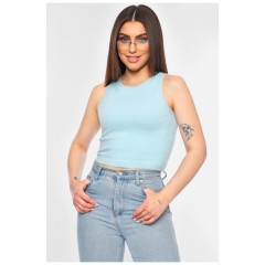 Майка жіноча з ангори блакитного кольору 179728L