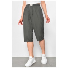 Бриджі жіночі батальні темно-сірого кольору 179860L