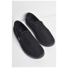 Мокасини чоловічі чорного кольору 180325L