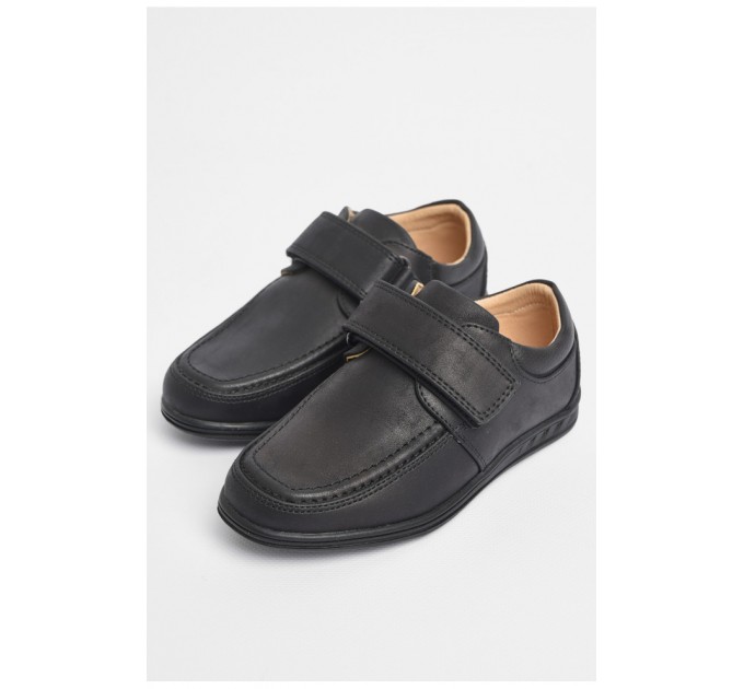 Детские туфли для мальчика черного цвета 180377L
