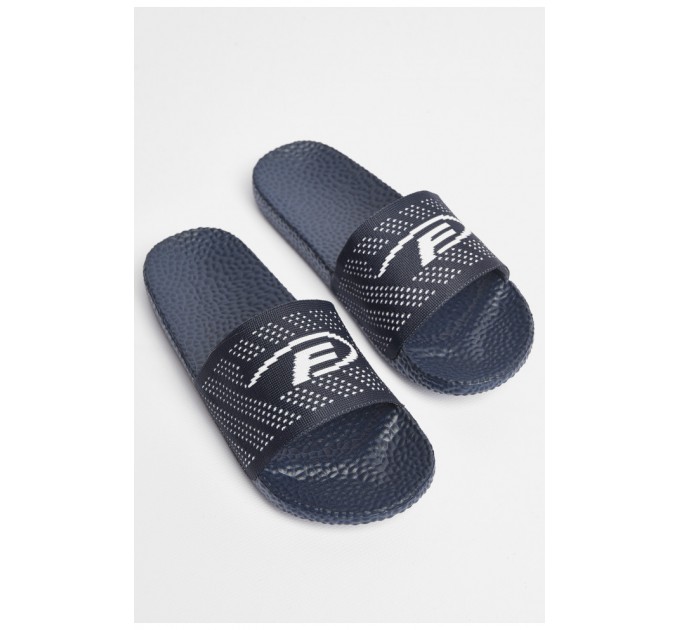 Подростковые шлепанцы для мальчика синего цвета 180633L
