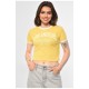 Футболка жіноча жовтого кольору 180936L