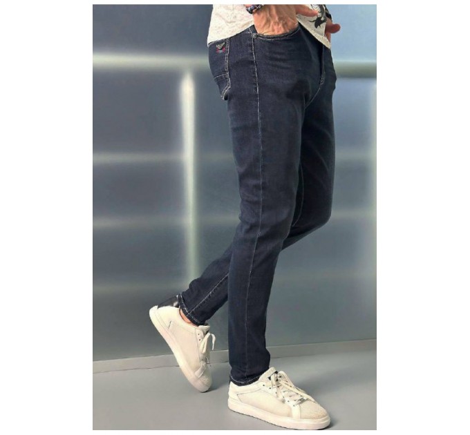 Джинси чоловічі темно-синього кольору 181924L