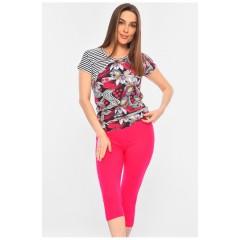 Женская пижама розового цвета 181995L