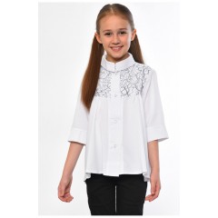 Сорочка дитяча для дівчинки білого кольору 182807L
