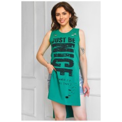 Туніка жіноча зеленого кольору 183479L