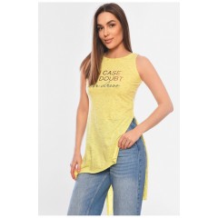Туніка жіноча жовтого кольору 183489L
