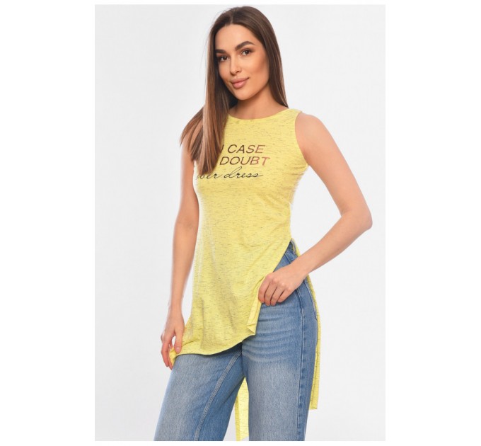 Женская туника желтого цвета 183489L