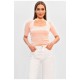 Жіноча футболка рожевого кольору 183515L