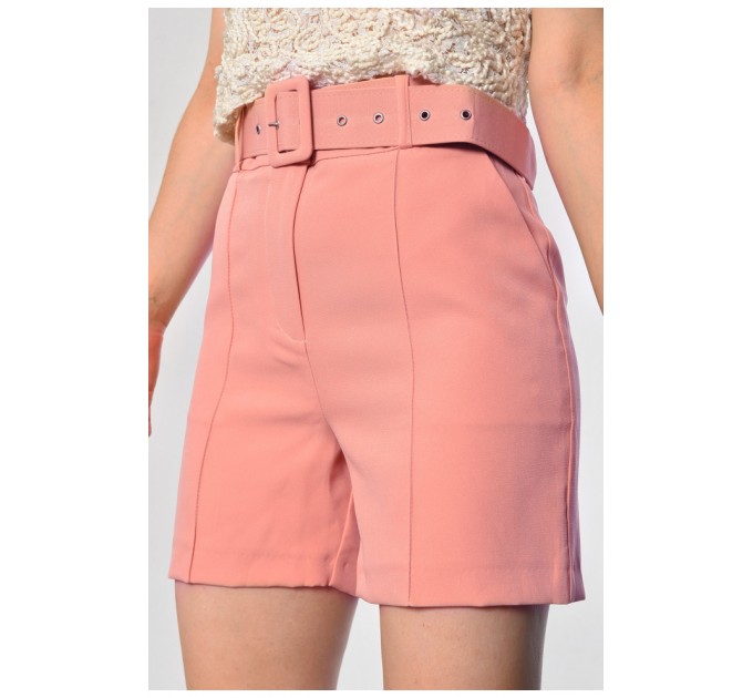 Шорти жіночі персикового кольору 183613L