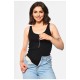 Боді жіноче чорного кольору 183872L
