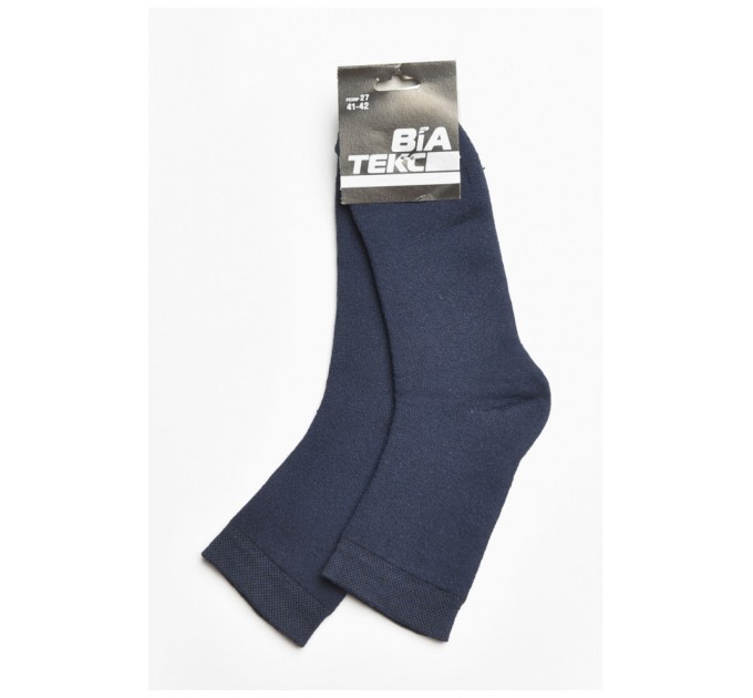 Шкарпетки чоловічі махрові темно-синього кольору 183964L
