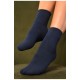 Шкарпетки жіночі махрові синього кольору 183969L