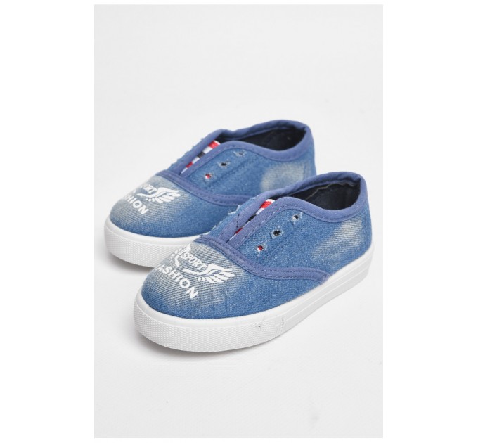 Мокасини дитячі темно-синього кольору 184235L