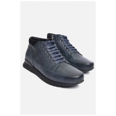 Черевики чоловічі демісезонні темно-синього кольору 184357L