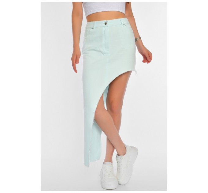 Юбка женская мятного цвета 184387L