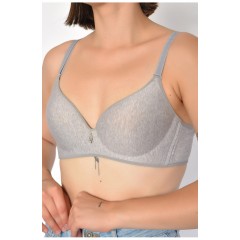 Бюстгальтер жіночий сірого кольору чашка В 186285L