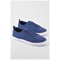 Мокасини чоловічі темно-синього кольору 186615L