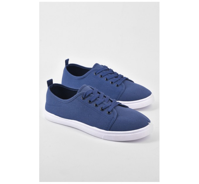 Мокасини чоловічі темно-синього кольору 186615L